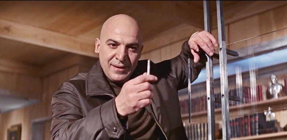 Telly Savalas as Blofeld in On Her Majesty’s Secret Service 