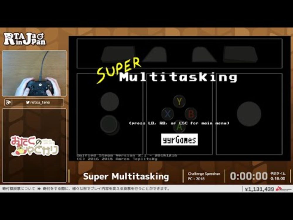 Super Multitasking - RTA in Japan Winter 2024