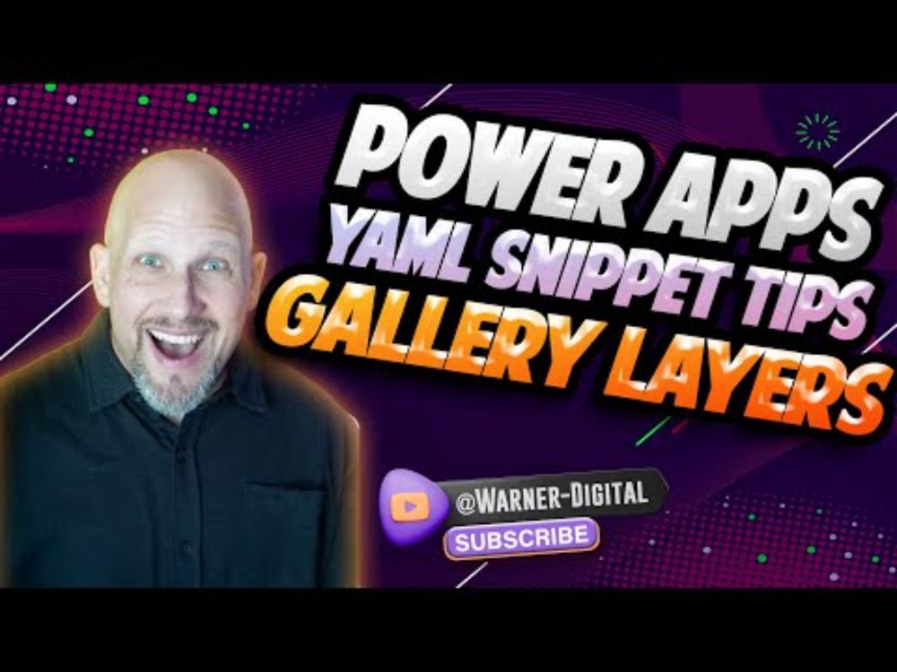 Power Apps YAML Snippet Tips - Gallery Layering
