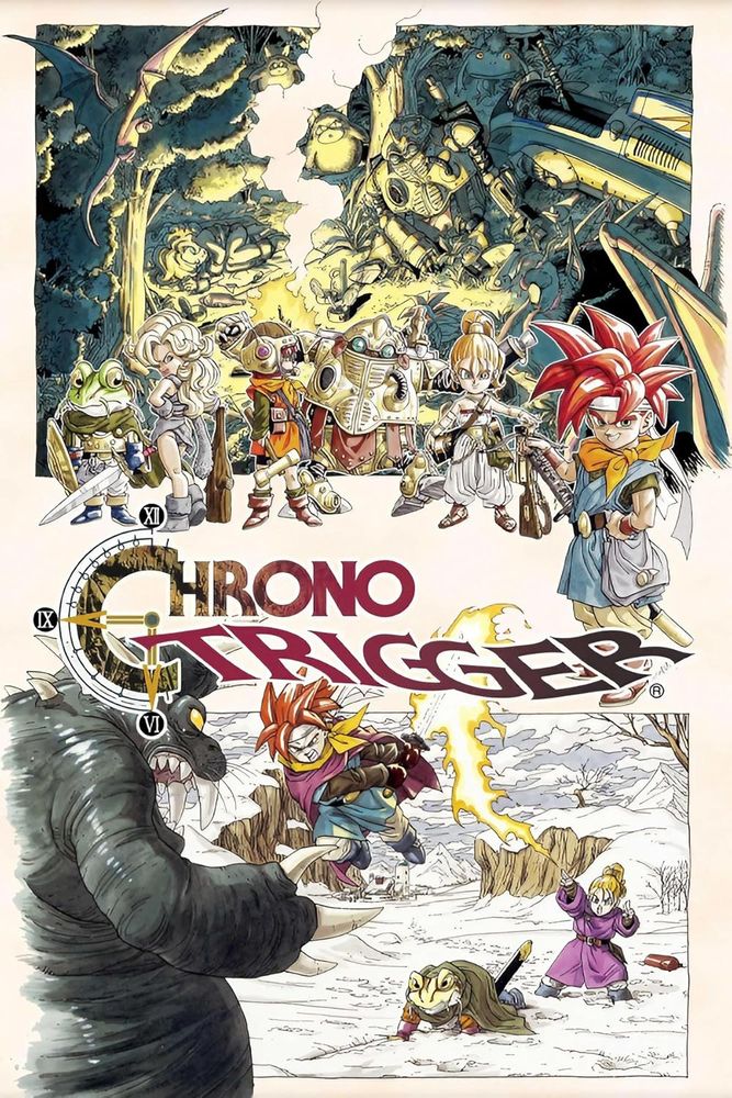 Poster for the game Chrono Trigger.