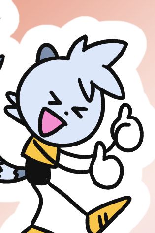 Tangle giving a thumbs up