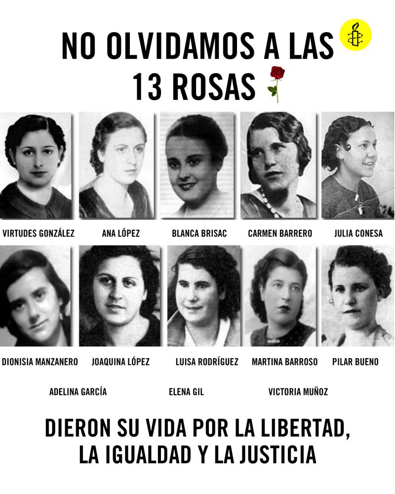 No olvidamos a las 13 Rosas
