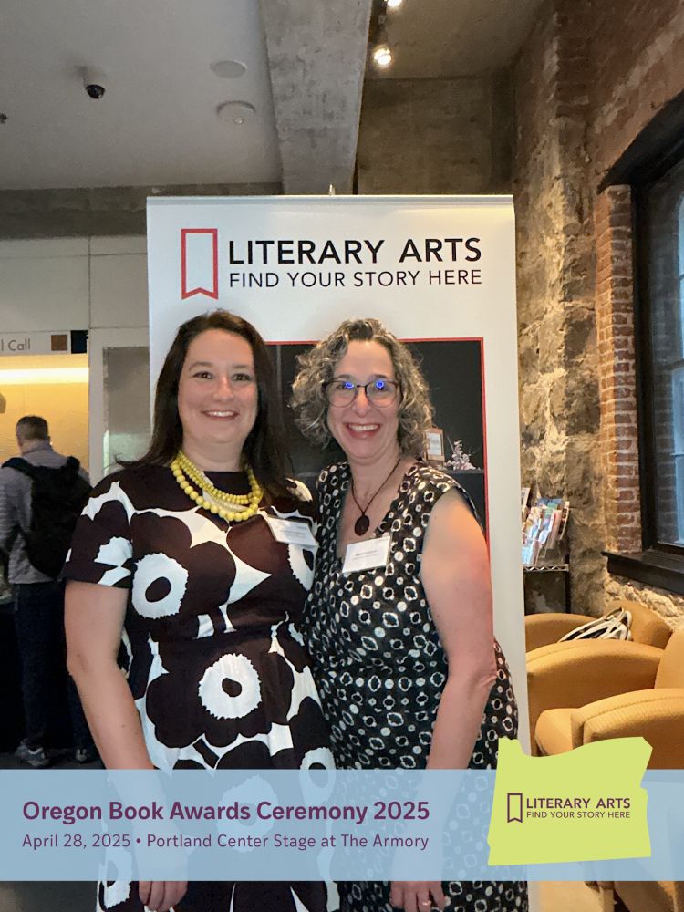 Me in Photo Booth w dear friend and colleague and nonfiction finalist @courtneythorsson