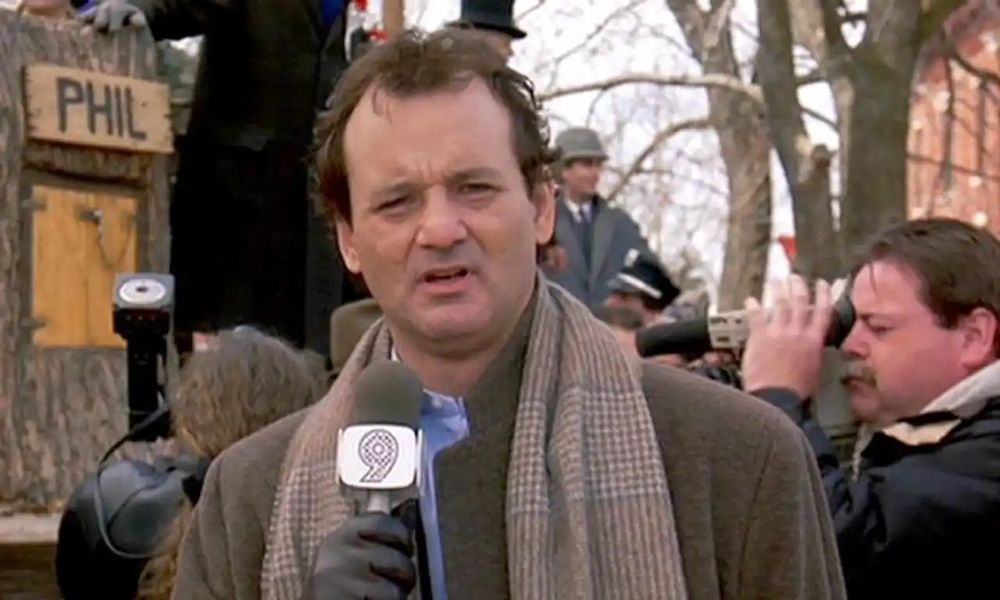 Bill Murray in Groundhog Day