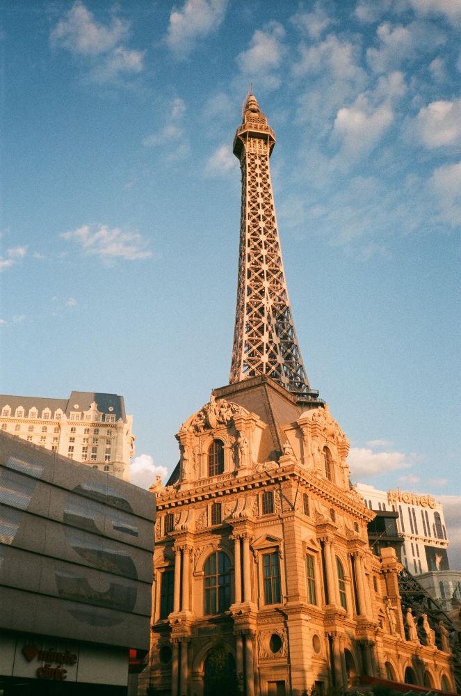 The Eiffel tower in Las Vegas