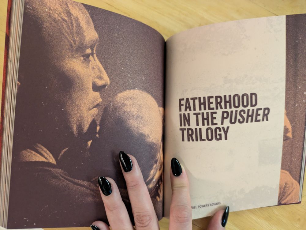 A picture of my essay entitled "Fatherhood in the Pusher Trilogy."