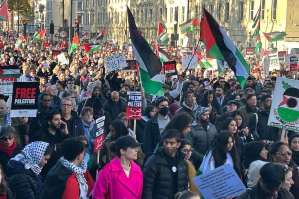 Biggest ever Palestine solidarity demo in British history