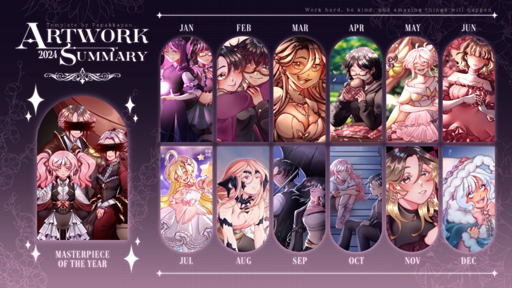My art summary for 2024