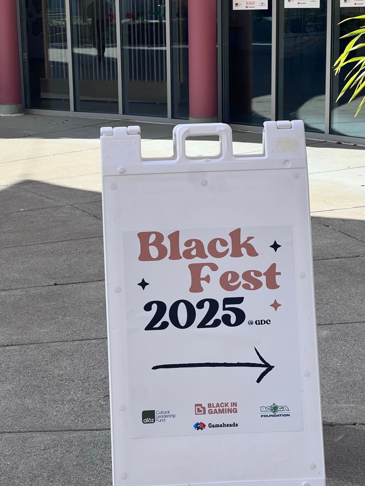 Black Fest 2025 outside stand.