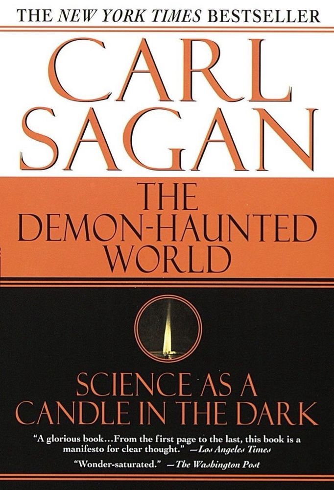 book cover of the demon haunted world
science as a candle in the dark
by carl sagan 