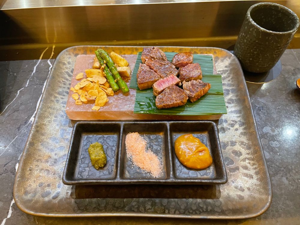 Hokkaido beef teppanyaki