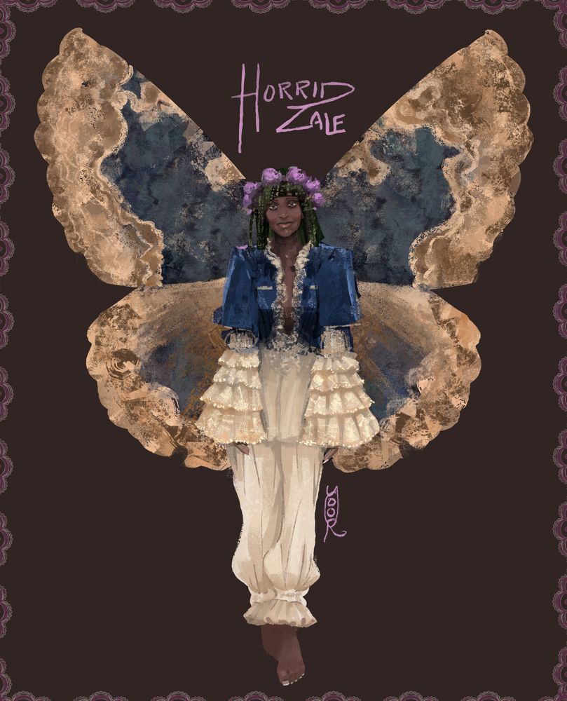 humanoid based on the moth zale horrida. so creamy and ruffled. you cant fix em you just gotta love emmm.