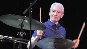 Charlie Watts drummer with the Rolling Stones 