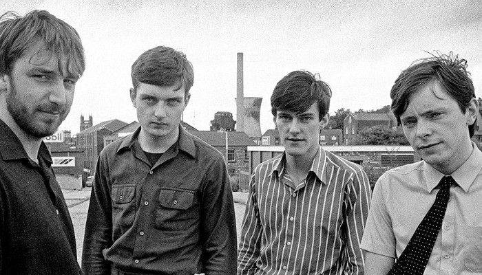 The four members of the band Joy Division