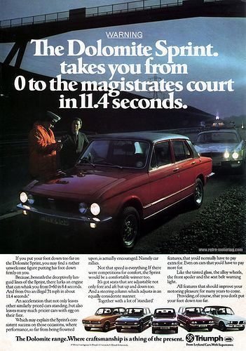 Triumph advertisement 