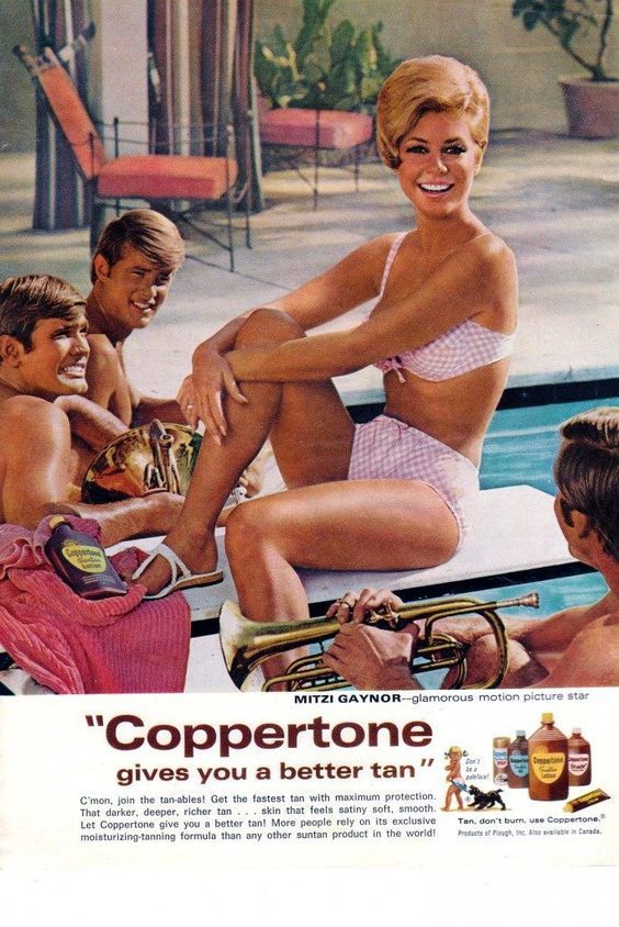 Coppertone advert from 1973