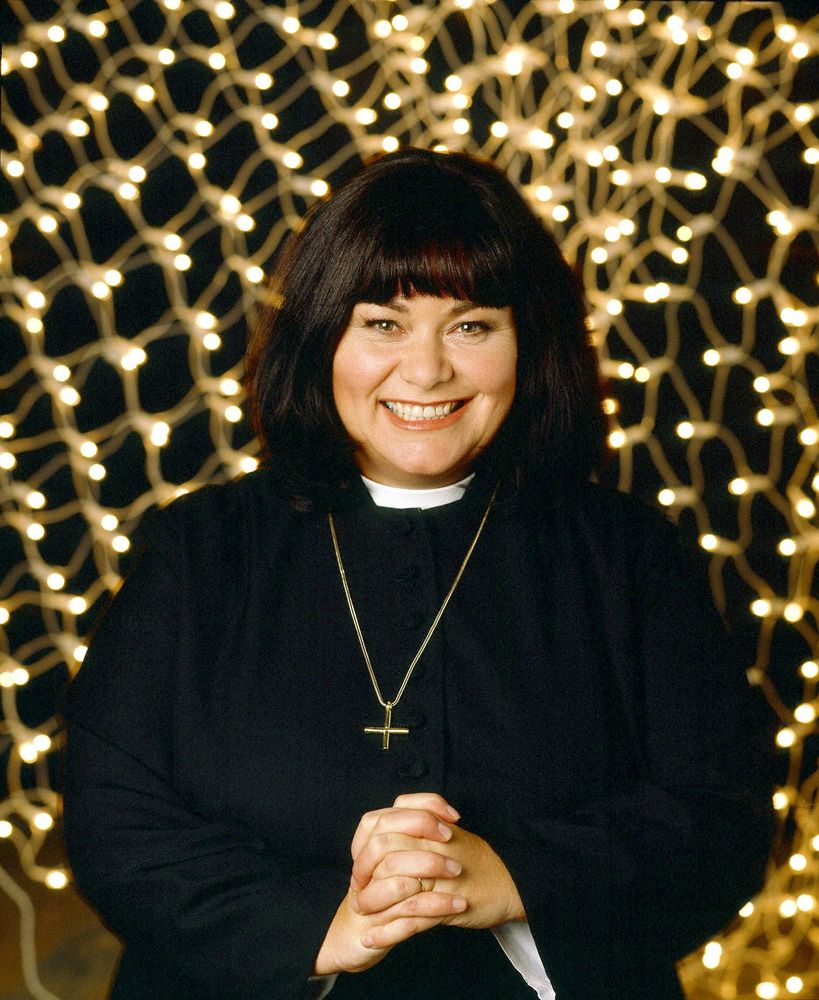 Dawn French as the vicar of Dibley