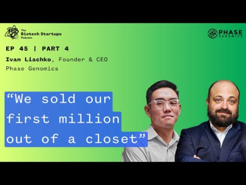 Growth Without Venture Capital: The Bootstrapped Biotech Playbook | Ivan Liachko (Part 4/4)