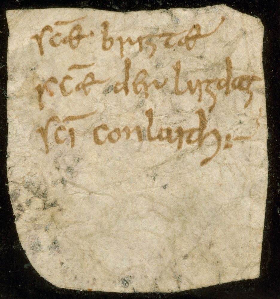 Vellum fragment from Saint-Maurice d’Agaune, CHN 64/2/88. With kind permission of l’Abbaye de Saint-Maurice d’Agaune.