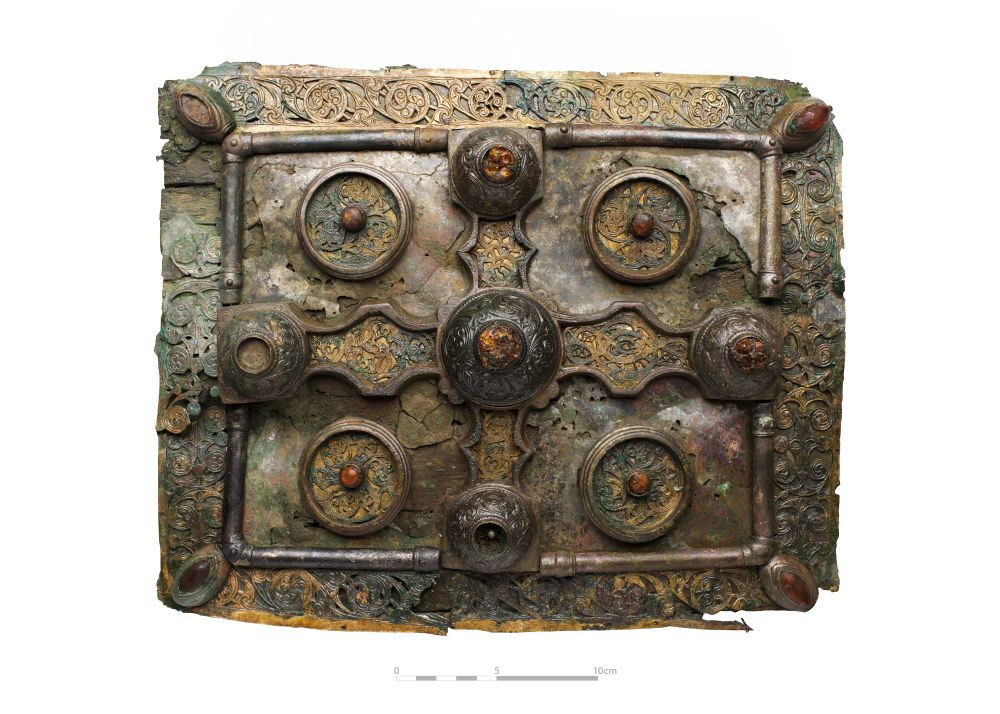 The front of the Lough Kinale Book-Shrine (National Museum of Ireland) 