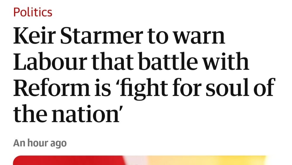 Starmer says battle with Reform is fight for nations soul