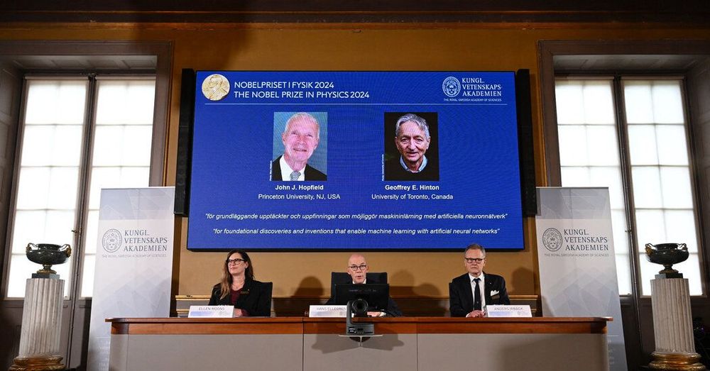 Nobel Physics Prize Awarded for Pioneering A.I. Research by 2 Scientists