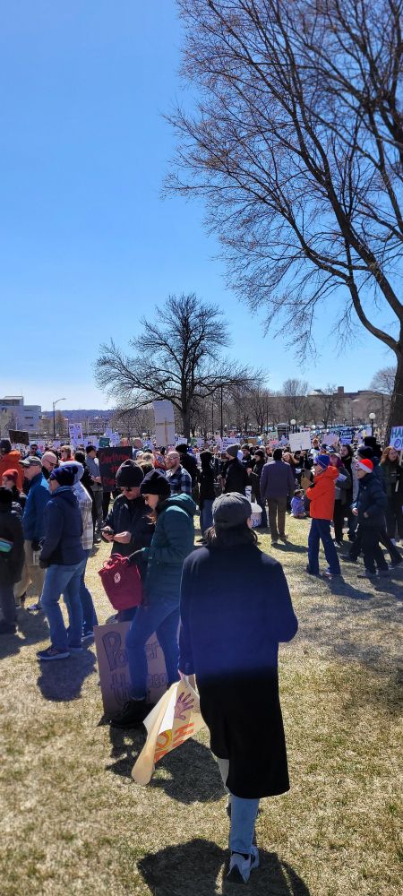 Hands off protest St. Paul MN