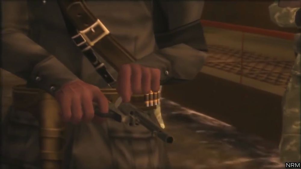 A screenshot from Metal Gear Solid 3