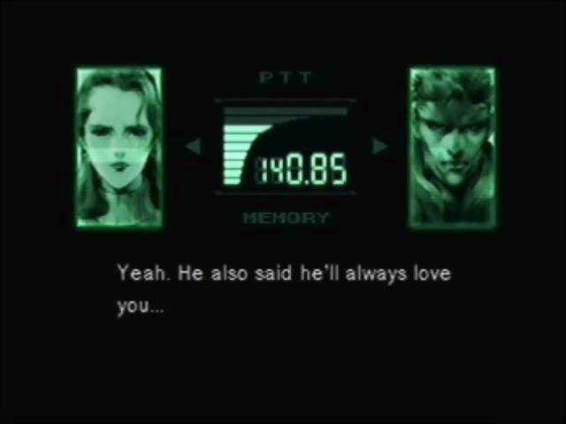 A screenshot from Metal Gear Solid1