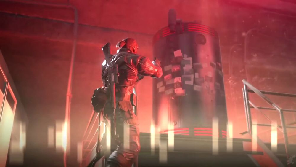 A screenshot from Metal Gear Solid 5