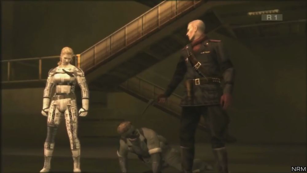 A screenshot from Metal Gear Solid 3