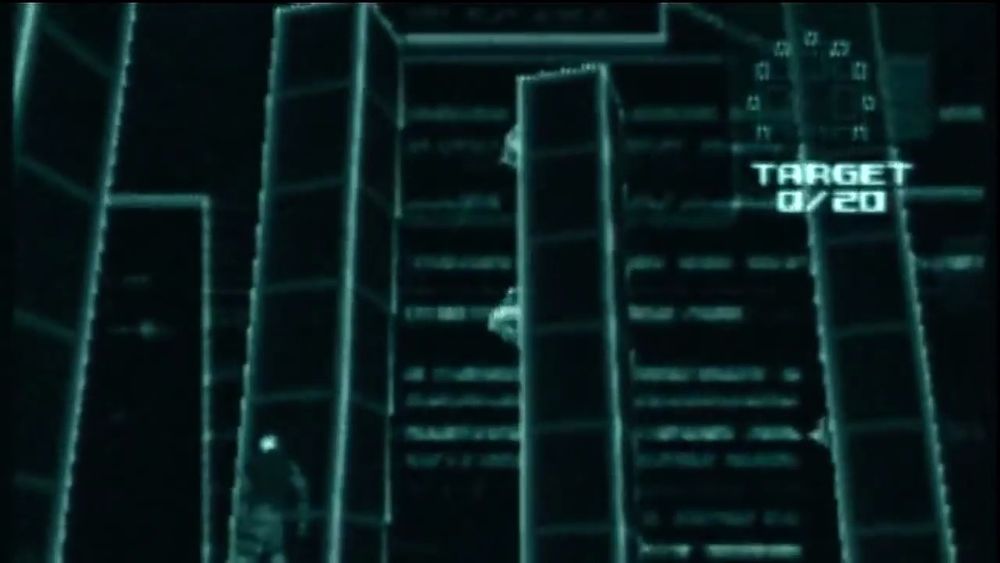 A screenshot from Metal Gear Solid 2
