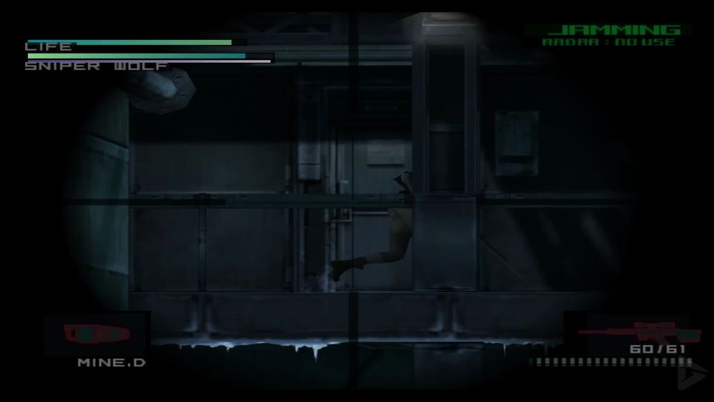 A screenshot from Metal Gear Solid: The Twin Snakes