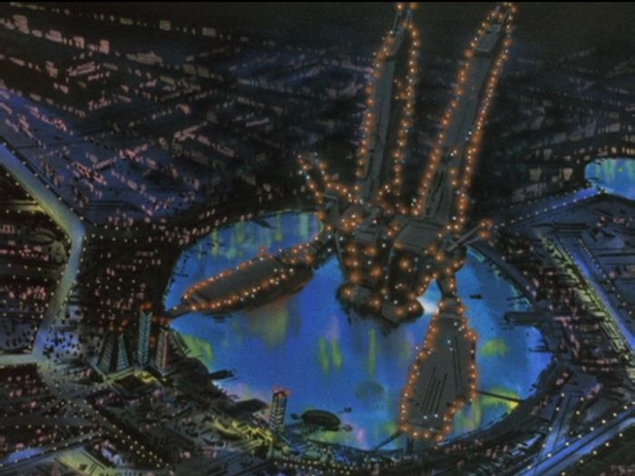 the sdf-1 macross from the christmas episode in the original show.