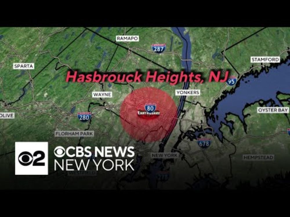 Earthquake tremors felt in parts of New York and New Jersey
