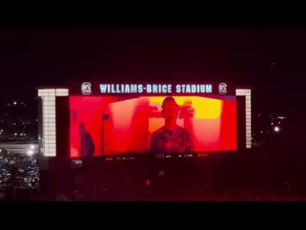 Darude playing  sandstorm live at the South Carolina vs Kentucky game 11-18-23