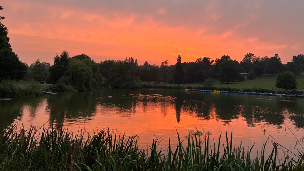 … or should I say sun glow as the sun didn’t really appear here this afternoon.