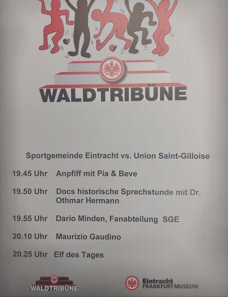 Waldtribünenprogramm SGE Saint-Gilloise