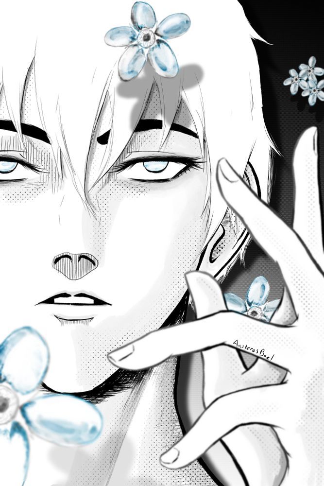 Lu Guang Link Click reaching for some falling flowers