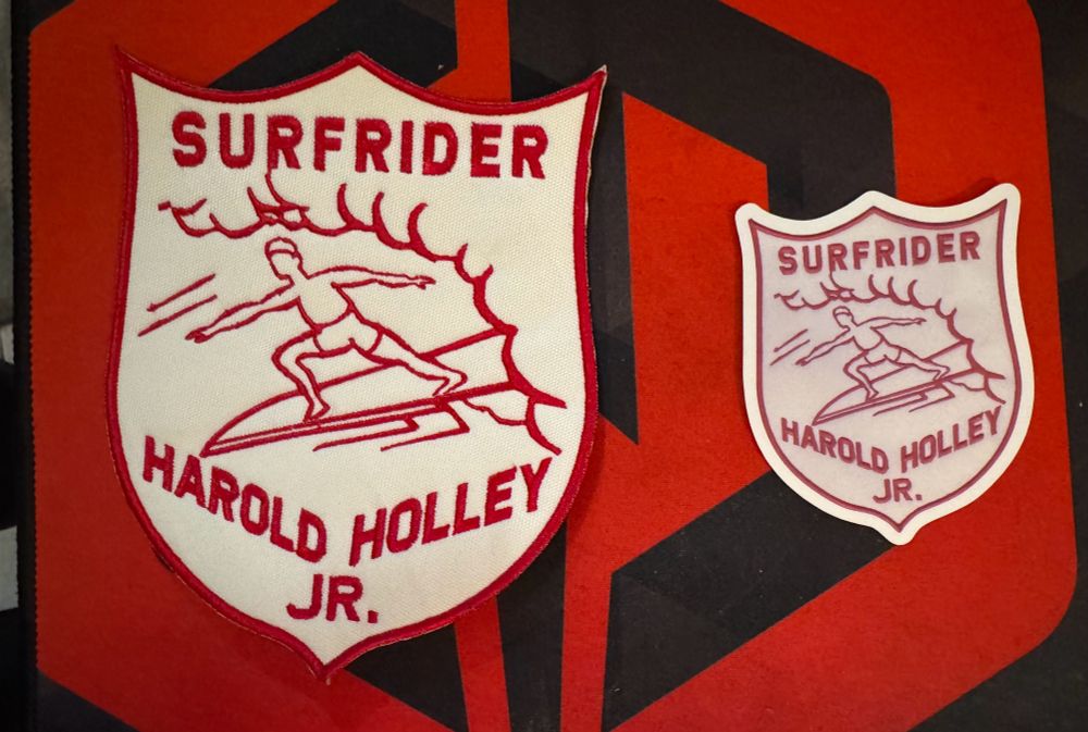 Surf patch sticker from 1963