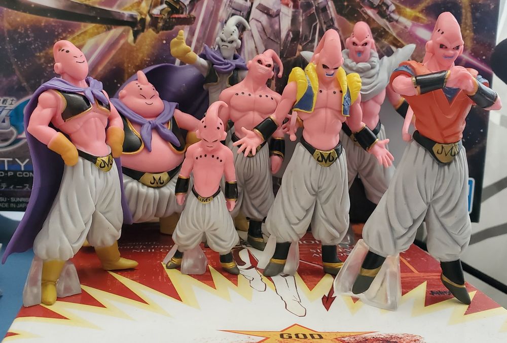All the different forms of Majin Buu