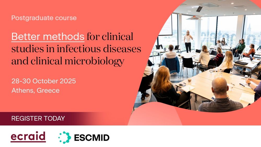 Postgraduate course on Better Methods for clinical studies in infectious diseases and clinical microbiology. Grants available.