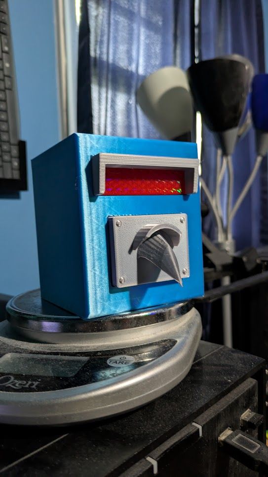A photo of the head of a robot, in particular Pollo from the webseries Atop the Fourth Wall.