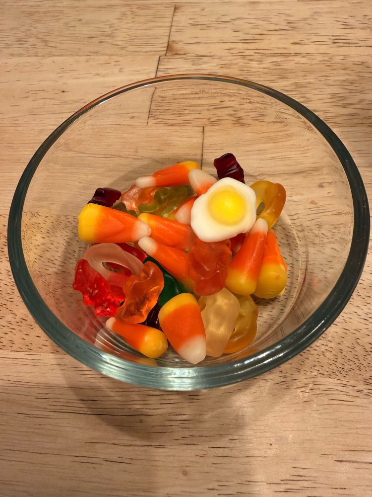 candy corn & haribo 