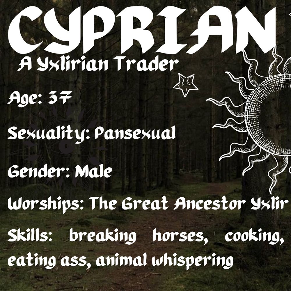 Cyprian's bio 