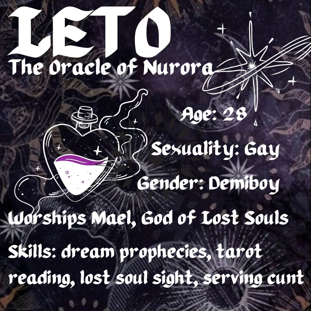Leto, The Oracle of Nurora