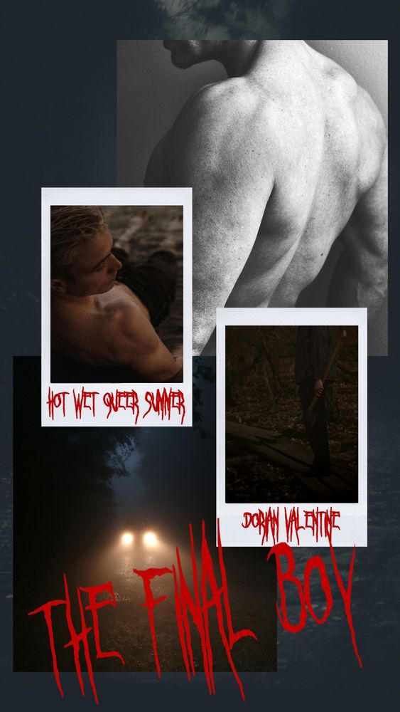 A dark, moody atmosphere featuring muscular men 