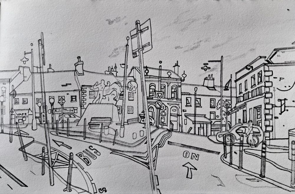 Navan town (which has the most lamp posts that I have observed in an Irish town).