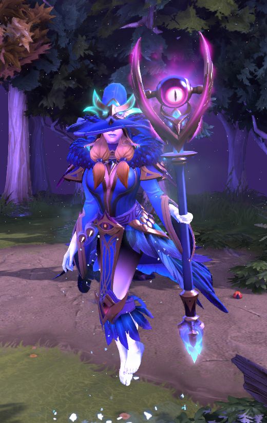Crystal maiden from dota 2 drip. This latest arcana style features blues, purples, feathers, and a pointy hat. Don't look at my bank account.