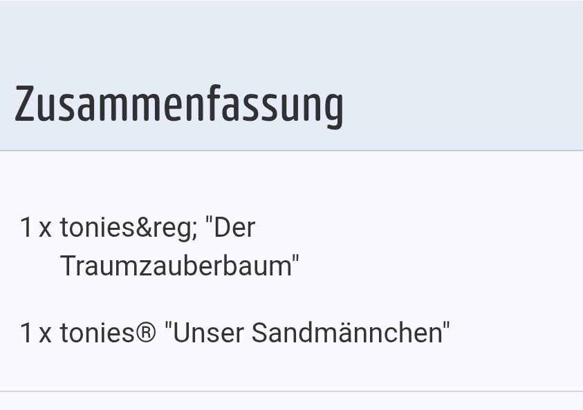 Screenshot Bestellung Payback 